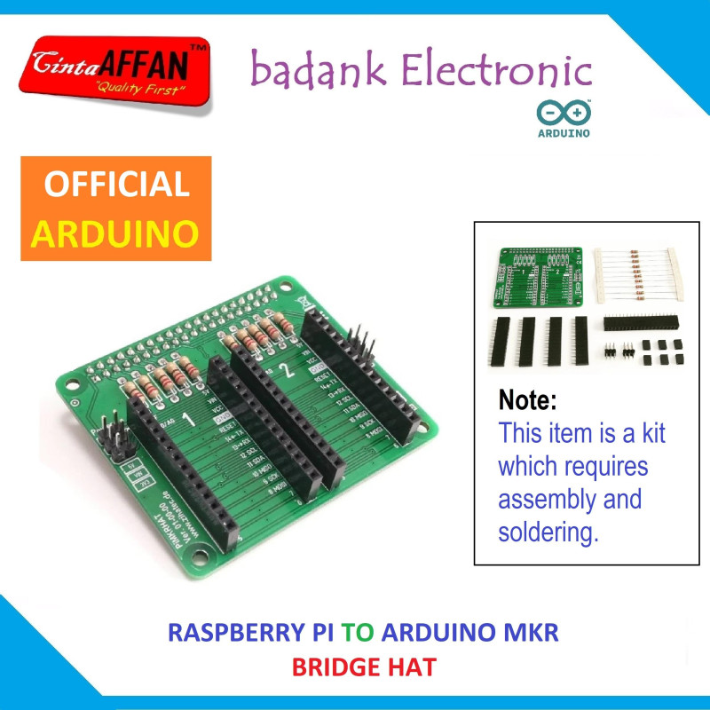 Raspberry Pi to Arduino MKR bridge HAT